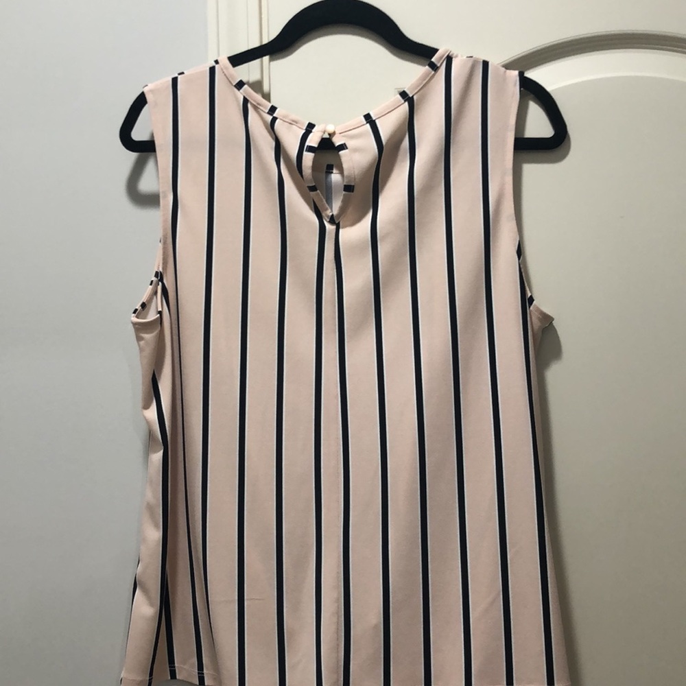 Adrianna Papell blush pink summer top - Picture 4 of 5